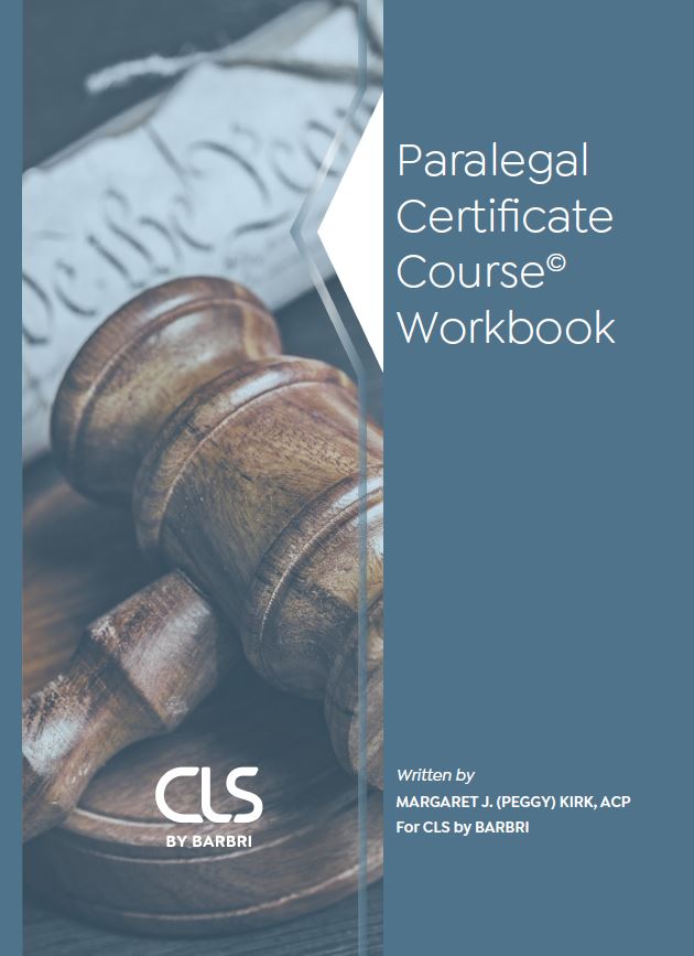 Paralegal Certificate Course© Workbook CLS by BARBRI